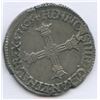Image 2 : FRANCE - 1605C France 1/4 Ecu Henri IV