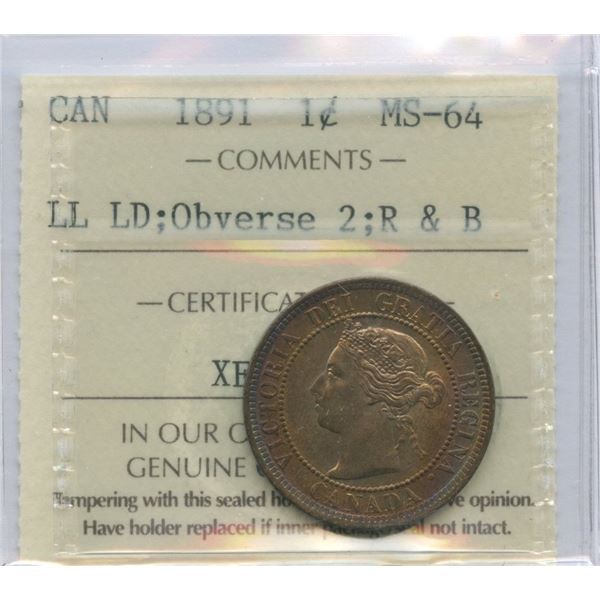 1891 One Cent
