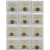Image 1 : Canadian Small Cents - ICCS Graded Lot of 34 Part 4