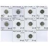 Image 1 : 1858 - 1900 Five Cents - Lot of 10