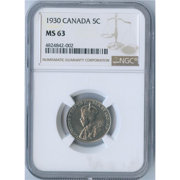 1930 Five Cents
