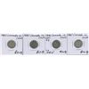 Image 1 : 1883 - 1887 Ten Cents - Lot of 4