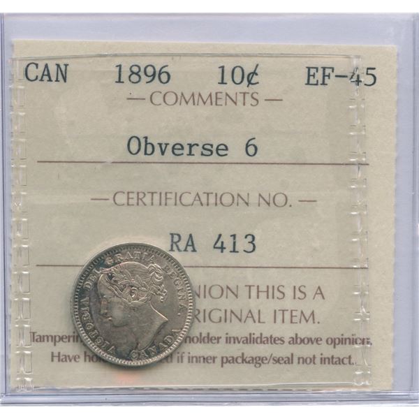 1896 Ten Cents