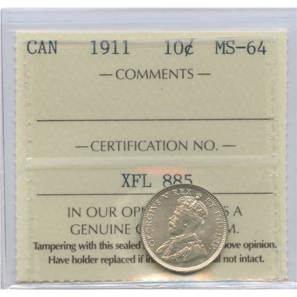 1911 Ten Cents