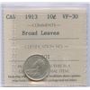 Image 1 : 1913 Ten Cents - Broad Leaves