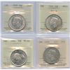 Image 1 : George VI Fifty Cents - ICCS Group of 4