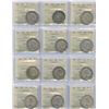 Image 1 : Canadian Fifty Cents - ICCS Graded Lot of 18