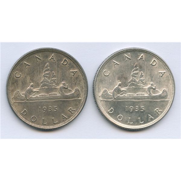1935 Silver Dollars - Lot of 2
