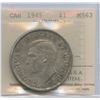 Image 1 : 1945 Silver Dollar