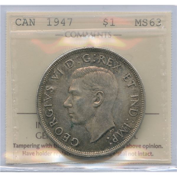 1947 Silver Dollar - Blunt 7