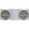 Image 2 : 1949 Silver Dollars - Lot of 5 - All ICCS graded MS-64. 5 pcs.