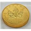 Image 1 : Canada Gold Maple Leaf Paperweight