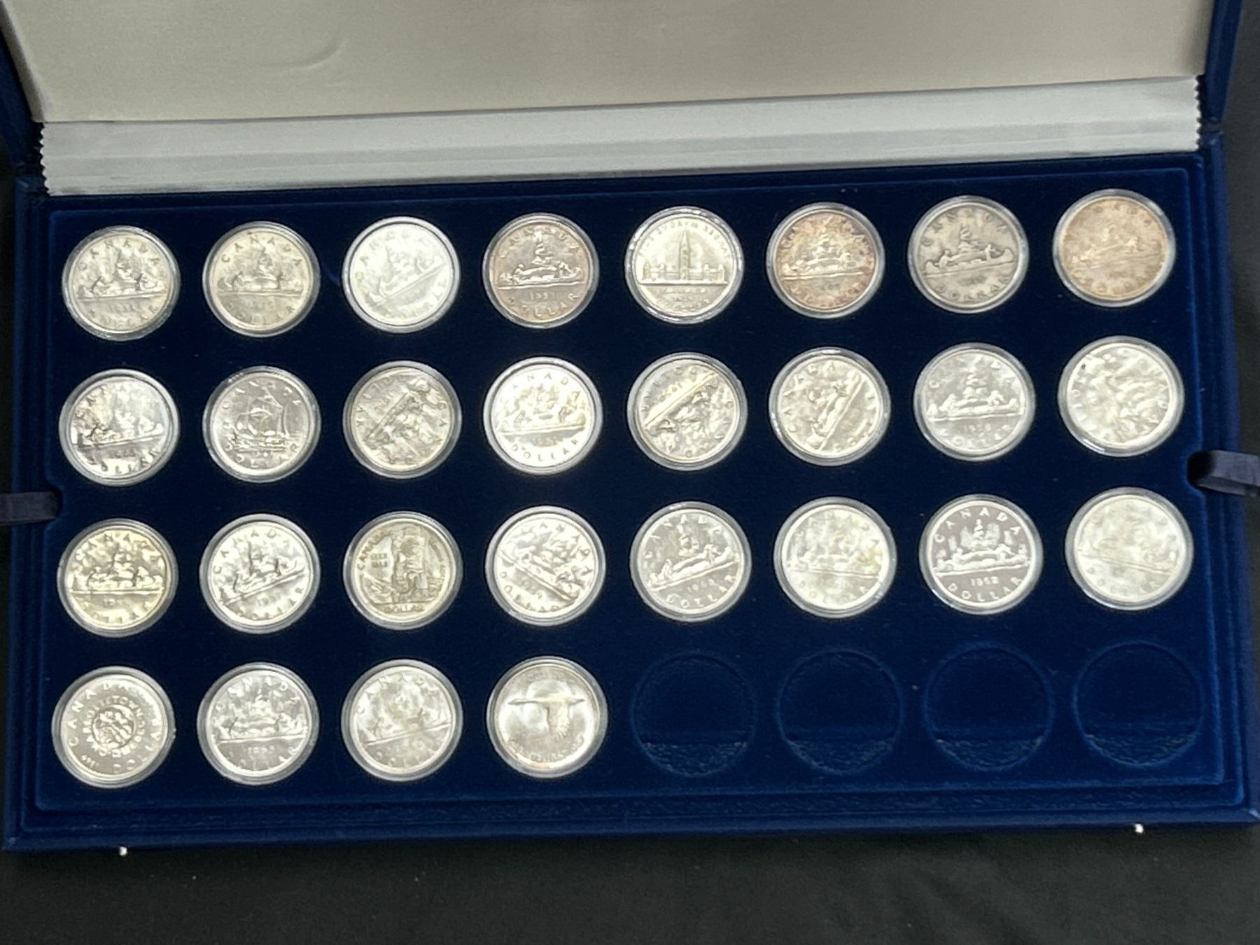 Dollar Collection Complete Silver Dollar Collection from 1935 to 1967 - Geoffrey Bell ...