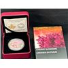Image 1 : 2016 Canada $15 Cherry Blossoms Fine Silver Coin (TAX Exempt)