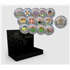 Image 1 : 2018 Heraldic Emblems of Canada 14 Coin Set of Provincial Emblems