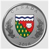 Image 8 : 2018 Heraldic Emblems of Canada 14 Coin Set of Provincial Emblems