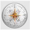 Image 1 : 2019 Canada $50 Fine Silver Coin - Rose in the Winds