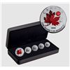 Image 1 : 2020 Canada Fine Silver Maple Leaf Fractional Set - O Canada