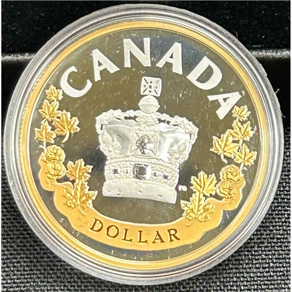 2022 Canada $1 The Imperial State Crown Special Edition Proof Silver Dollar (No Tax)