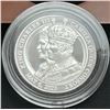 Image 2 : 2023 The Coronation of King Charles III and Queen Camilla Five Ounce Fine Silver Medallion