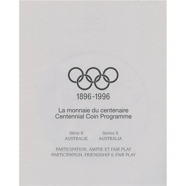 1996 Australia Olympic Coin Prints