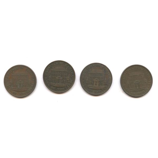 Province of Canada Token - Lot of 4