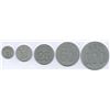 Image 1 : Hudson Bay Company Eastern Arctic Token Partial Set of 5