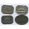 Image 1 : Communion Tokens - Lot of 4
