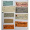 Image 1 : Lot of 14 Different Bank Checks