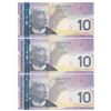 Image 2 : Bank of Canada $10, 2005 - Lot of 3 Radars