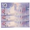 Image 1 : Bank of Canada $10, 2005 - Lot of 3 Radars