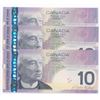 Image 2 : Bank of Canada $10, 2005 - Lot of 3 Radars
