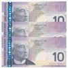 Image 2 : Bank of Canada $10, 2005 - Lot of 3 Radars