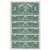 Image 2 : Bank of Canada $1, 1937 - Lot of 6 consecutives