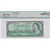 Image 1 : Bank of Canada $1, 1954 - Changeover Prefix