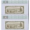 Image 2 : Bank of Canada $100, 1954 - Lot of 2 Consecutives