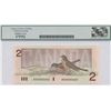 Image 2 : Bank of Canada $2, 1986 - Superb Gem Replacement Note