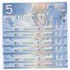 Image 1 : Bank of Canada $5, 2002 - Lot of 6
