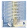 Image 2 : Bank of Canada $5, 2002 - Lot of 6
