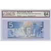 Image 1 : Bank of Canada $5, 2002 - HNR Replacement