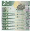 Image 1 : Bank of Canada $20, 2004 - Lot of 7 Consecutives