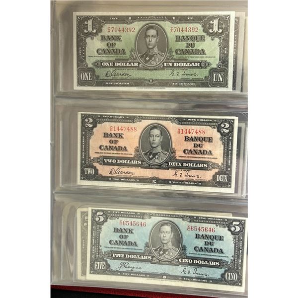 Canadian Paper Money series Collection 1937-2006
