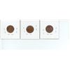 Image 2 : 3 Canadian 1 cent coins - 2000, 2002-03 - All MS63