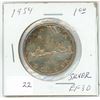 Image 1 : 1954 Canadian silver dollar