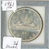 Image 1 : 1961 Canadian silver dollar
