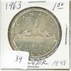 Image 1 : 1963 Canadian silver dollar