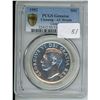 Image 1 : 1952 Canadian silver dollar, in plastic container - PCCS graded