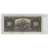 Image 2 : 1937 Canadian King George 10 dollar bill - Cut top border