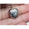 Image 3 : sterling silver heart locket with sterling silver chain