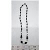 Image 1 : black/white crystal necklace